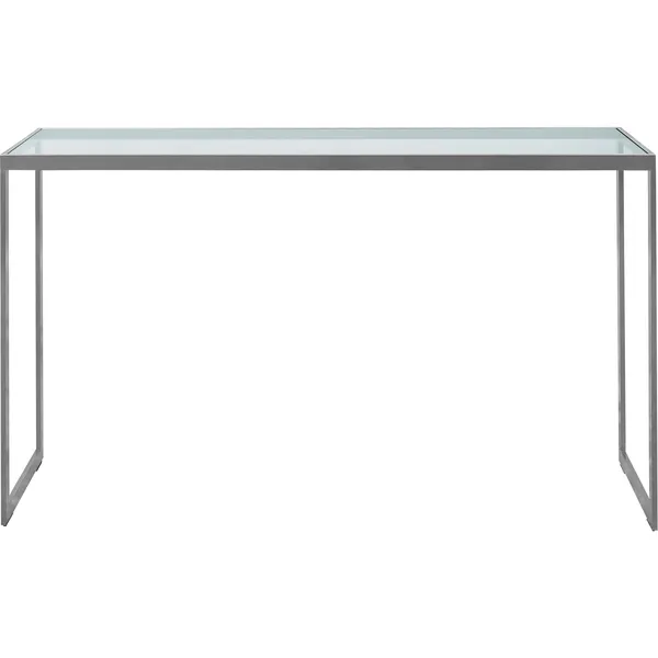Square Konsollbord 122x36x70 cm Svart/Burned Walnut