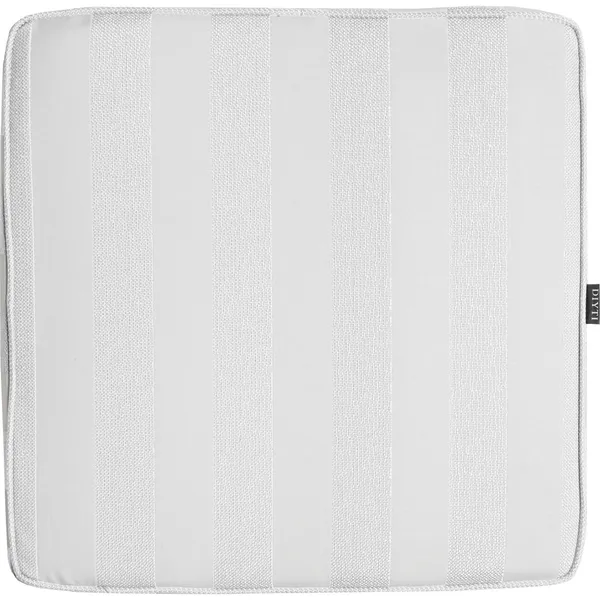 Wide Stripe Pute 45x45 cm Hvit