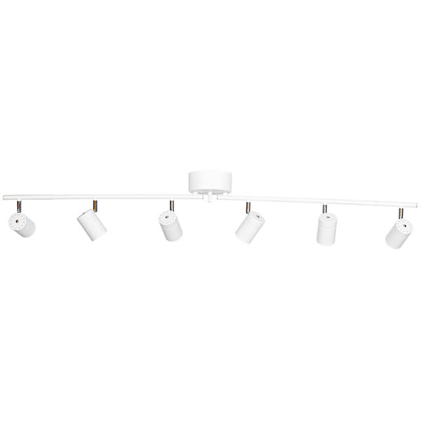 Correct Taklampe 6 Lav Hvit