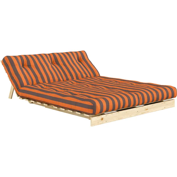 Roots Sovesofa 140x200 cm Orange / Brun