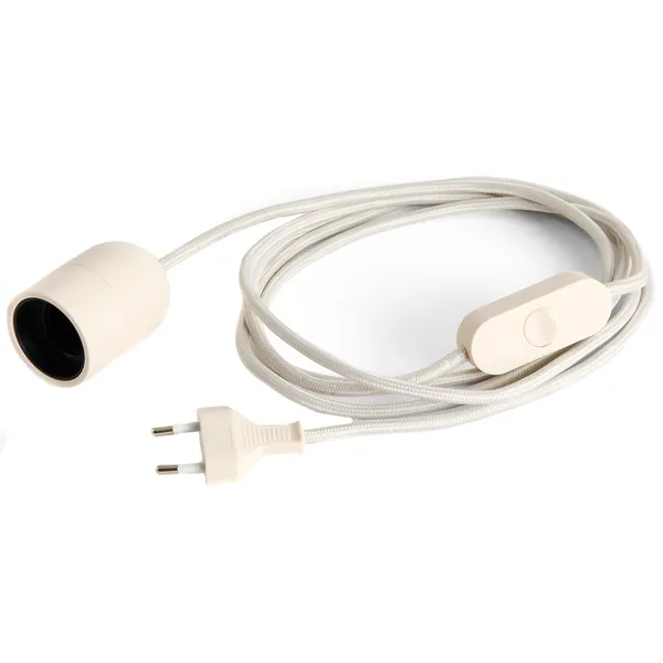 Common Sladduppsättning Till Bordslampa Clay White