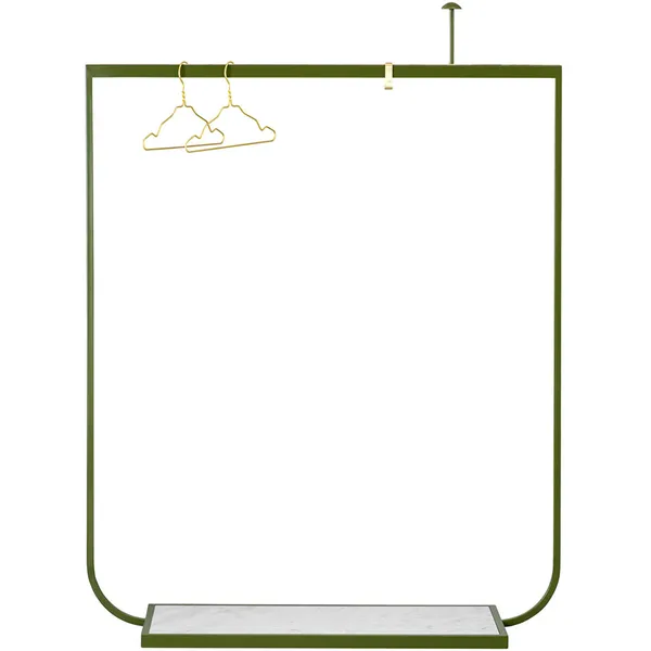 Tati Klädhängare 130 cm Green Khaki / Carraramarmor