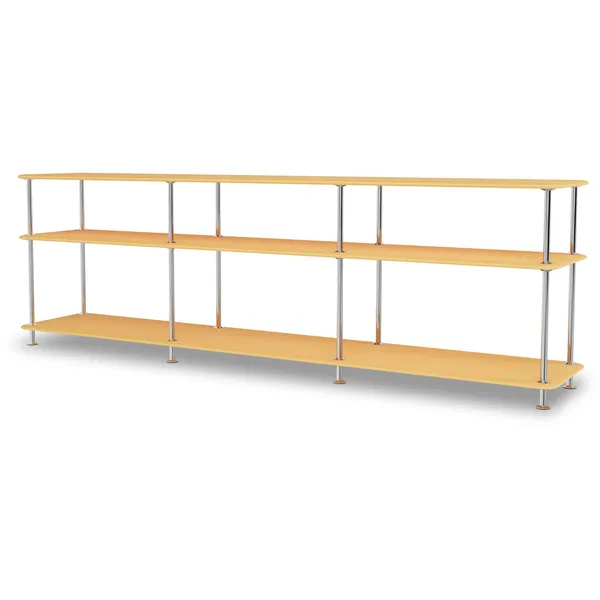 Free Shelf 111222 Acacia / Chrome