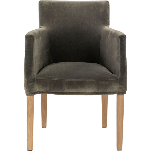 Brooklyn Chair Loose Cover Nat.Ek / Omega Graphit 51
