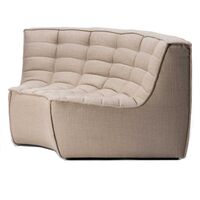 N701 Hjørnesofa rundt hjørne Beige