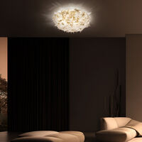 Veli Aurea Væg-/Loftslampe Hvid / Guld 78 cm