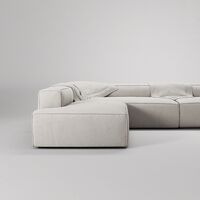 Grand 5-Paikkainen Sohva divaani Vasen Moon White
