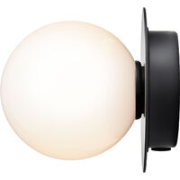 Liila 1 Væg-/Loftslampe 140 mm Sort / Opal