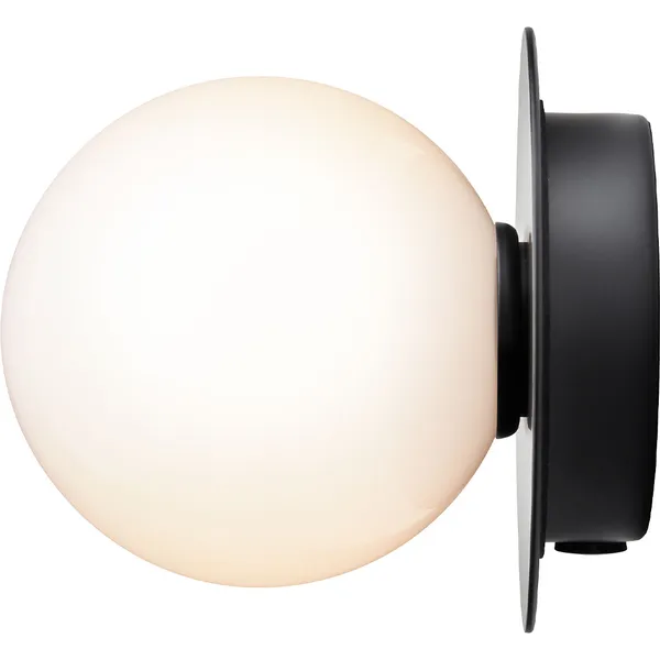 Liila 1 Væg-/Loftslampe 140 mm Sort / Opal