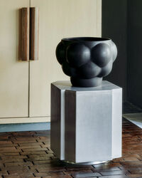 Funki Taburet 01 40x46 cm Brushed Aluminium