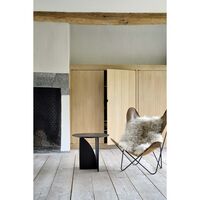 Geometric Sidebord Svart Eik
