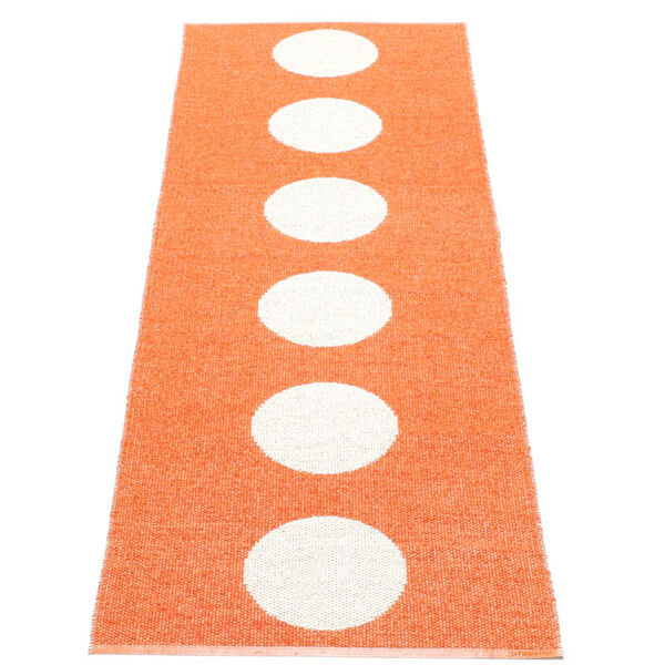 Vera Gulvtæppe 70x225 cm Orange/Vanilla