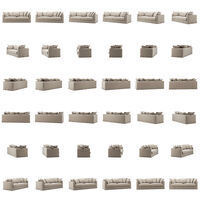 Le Grand Air 3-Personers Sofa Hør Savage Linen