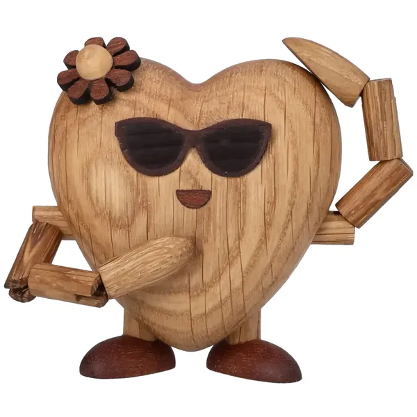 Holly Heart Trefigur Hjerte 8 cm