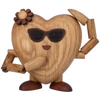 Holly Heart Trefigur Hjerte 8 cm