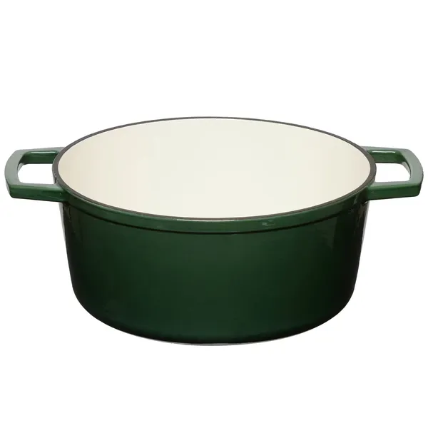 Støpejernsgryte 5 L Glossy Green