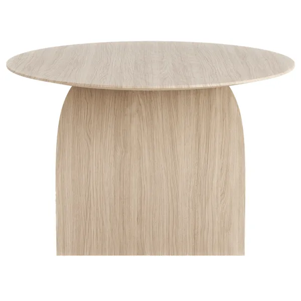 Savoa Soffbord Ø64 cm Vit Ek