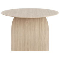 Savoa Soffbord Ø64 cm Vit Ek