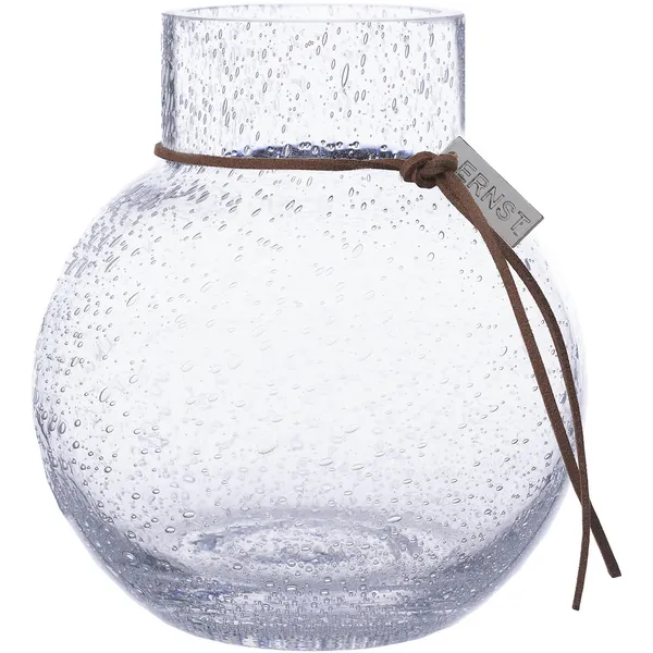 Bubble Glasvase H:22 cm
