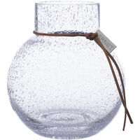 Bubble Glasvase H:22 cm