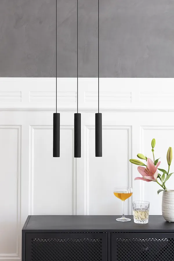 Chimes Loftslampe Sort