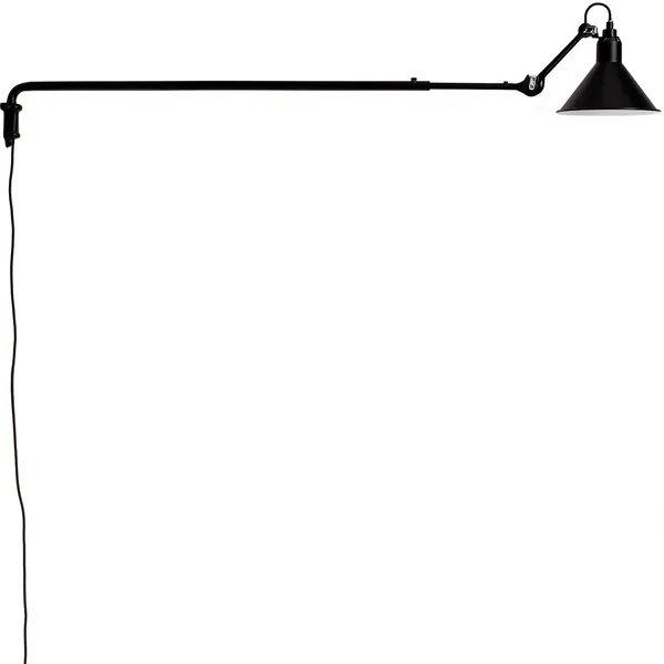 Lampe Gras N°213 Vägglampa Svart