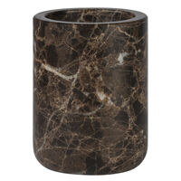 Marble Tandborsthållare Brun