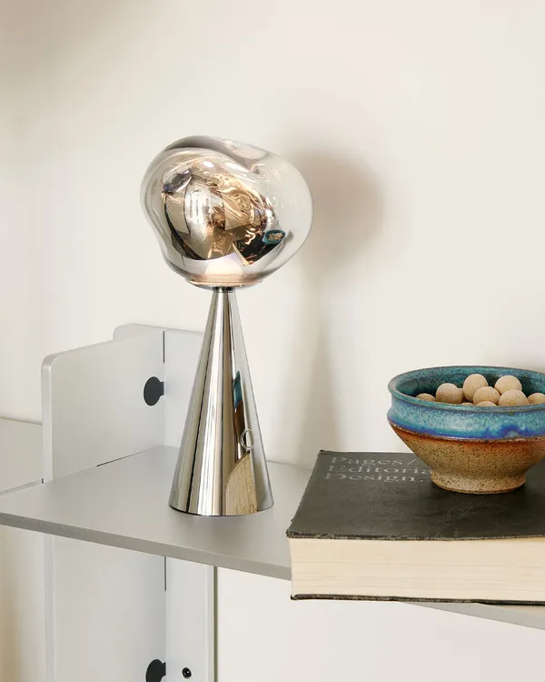 Melt Transportabel Lampe Sølv