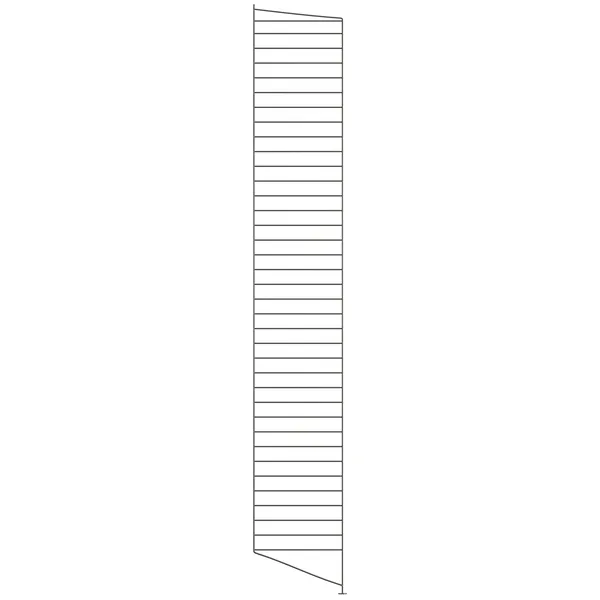 String Gavl Gulv 30x200 cm 1-pak Mørkegrå