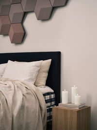Led-Blockljus 10 cm Ivory
