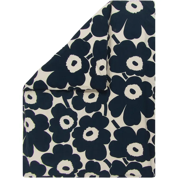 Unikko Dynetrekk Mørkeblå 140x200 cm