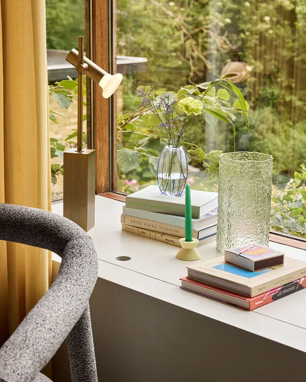 Set Table Lamp Burnished Brass