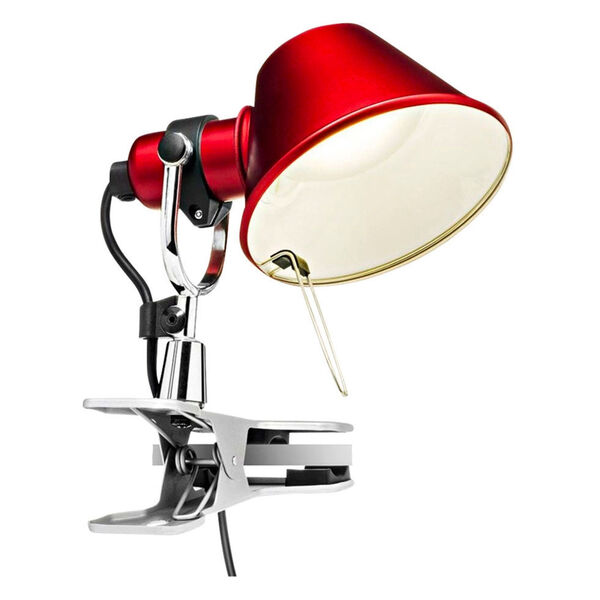 Tolomeo Micro Pinza Klemmelampe Rød
