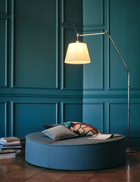 Tolomeo Mega Floor Lamp Aluminum