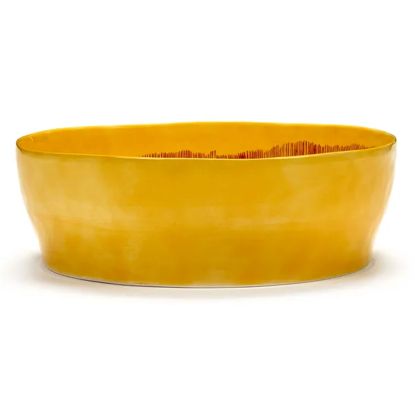 Feast Salad Bowl 285 cm Yellow / Red