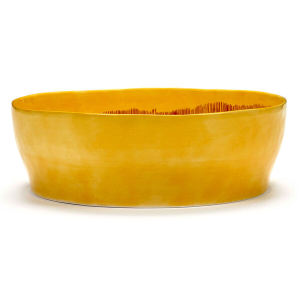 Feast Salad Bowl 285 cm Yellow / Red