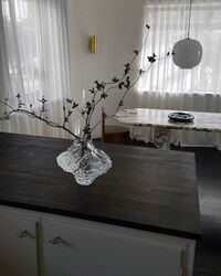 Canyon Vase 23 cm Klar