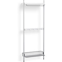 Pier System 1041 1 column PS White / Aluminium