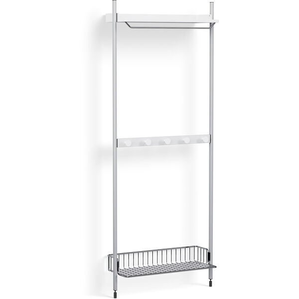 Pier System 1041 1 column PS White / Aluminium