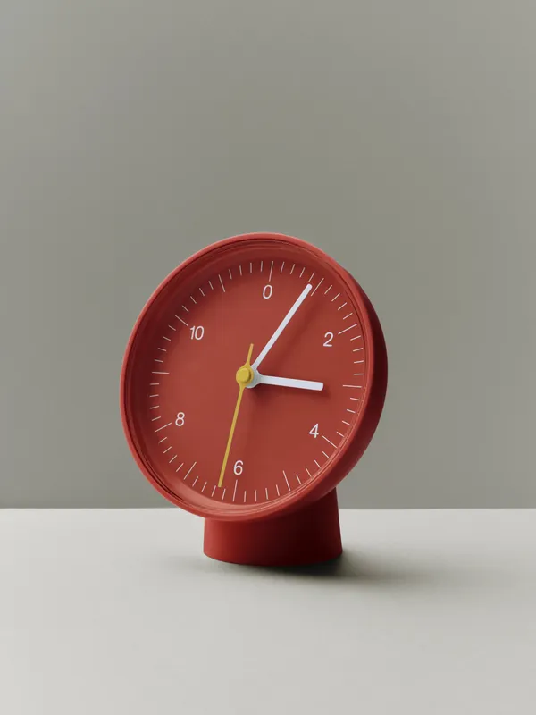 Table Clock (Recycled) Red