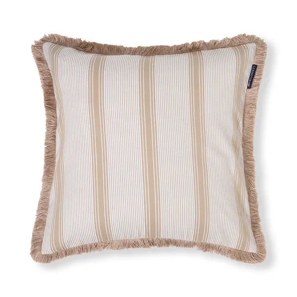 Pudebetræk Stribet 50x50 cm Beige