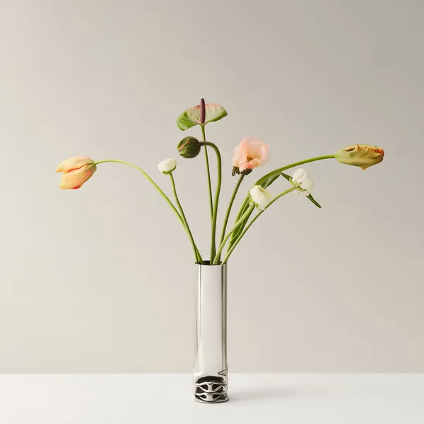 Hydraulic Vase Rustfrit Stål 25 cm
