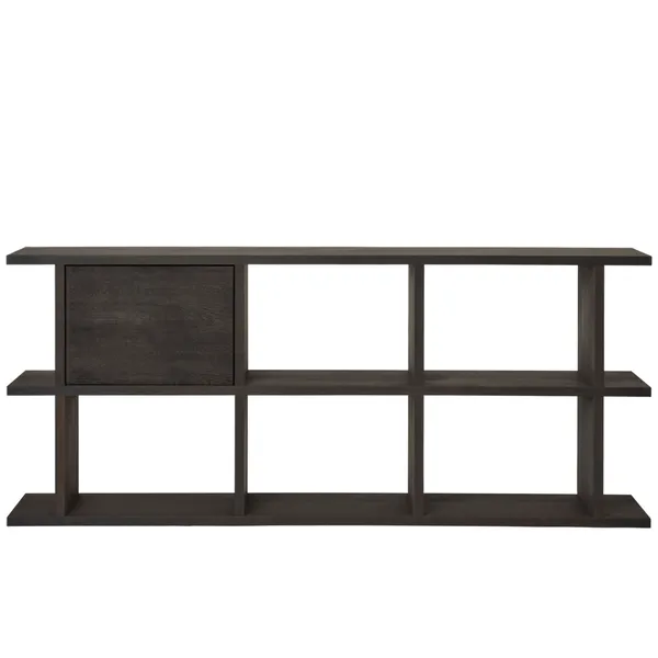 Kona Cabinet Insert For Bookcase 32x50 cm Dark stained Oak
