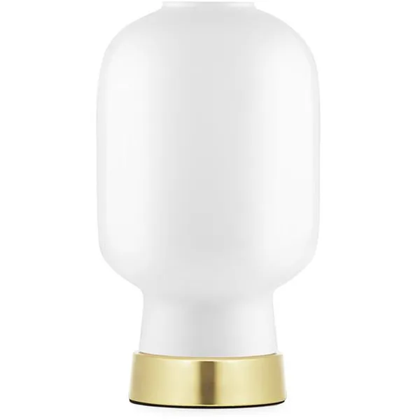 Amp Bordlampe Hvit / Messing