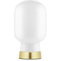 Amp Bordlampe Hvit / Messing
