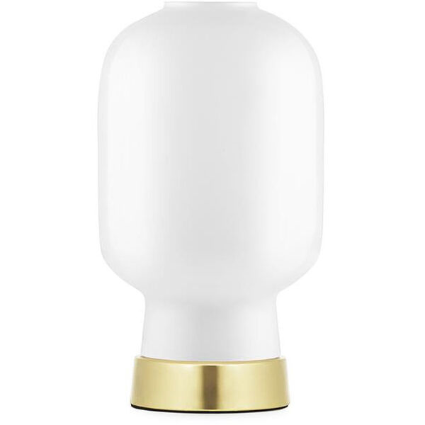 Amp Bordlampe Hvit / Messing
