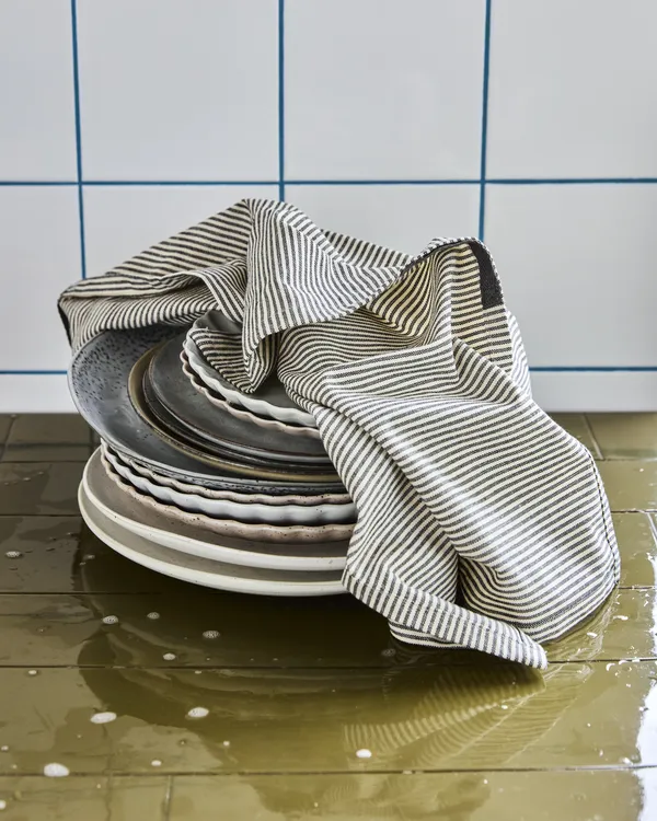 Cook Keittiöpyyhe 55x75 cm 4 kpl:n pakkaus Tummanharmaa