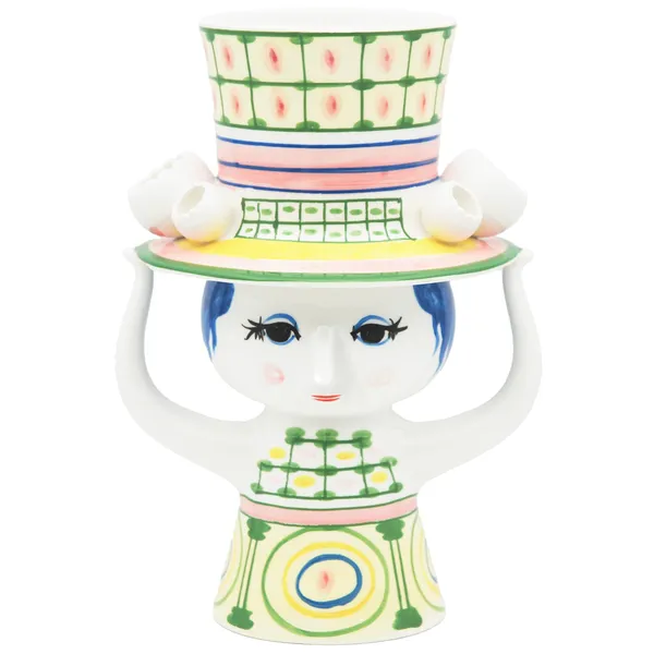 Lady with hat Vase 245 cm Grøn