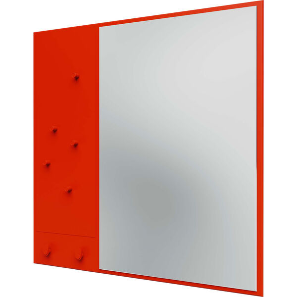 Memo Wall Mirror With Notice Board Rosehip
