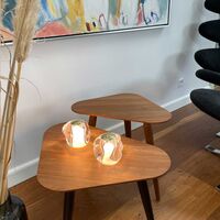 Ice Ball Bordlampe Guld